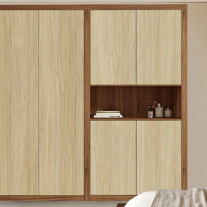 Serie ABATIBLE – Liso Olmo con Tirador Push